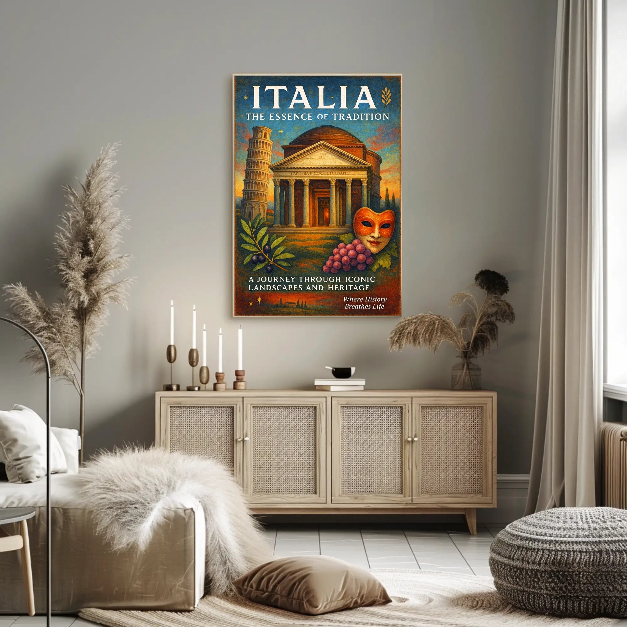 Italia The Essence of Tradition Poster