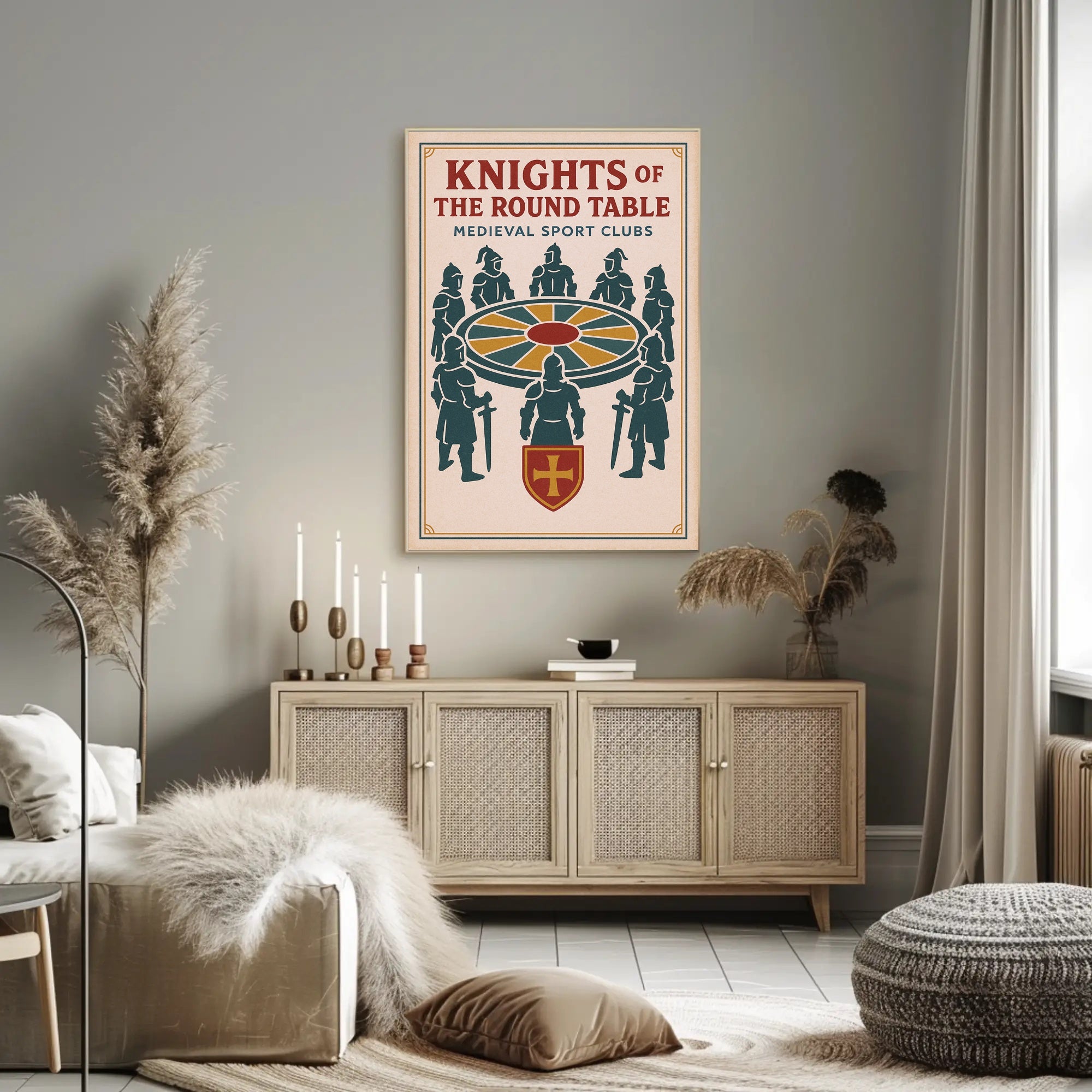 Knights of the Round Table Poster PosterGoat