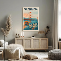 San Francisco  City of Innovation and Culture Poster PosterGoat