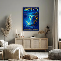 Niagara Falls Adventure Travel Poster