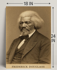 Frederick Douglass Portrait Poster PosterGoat
