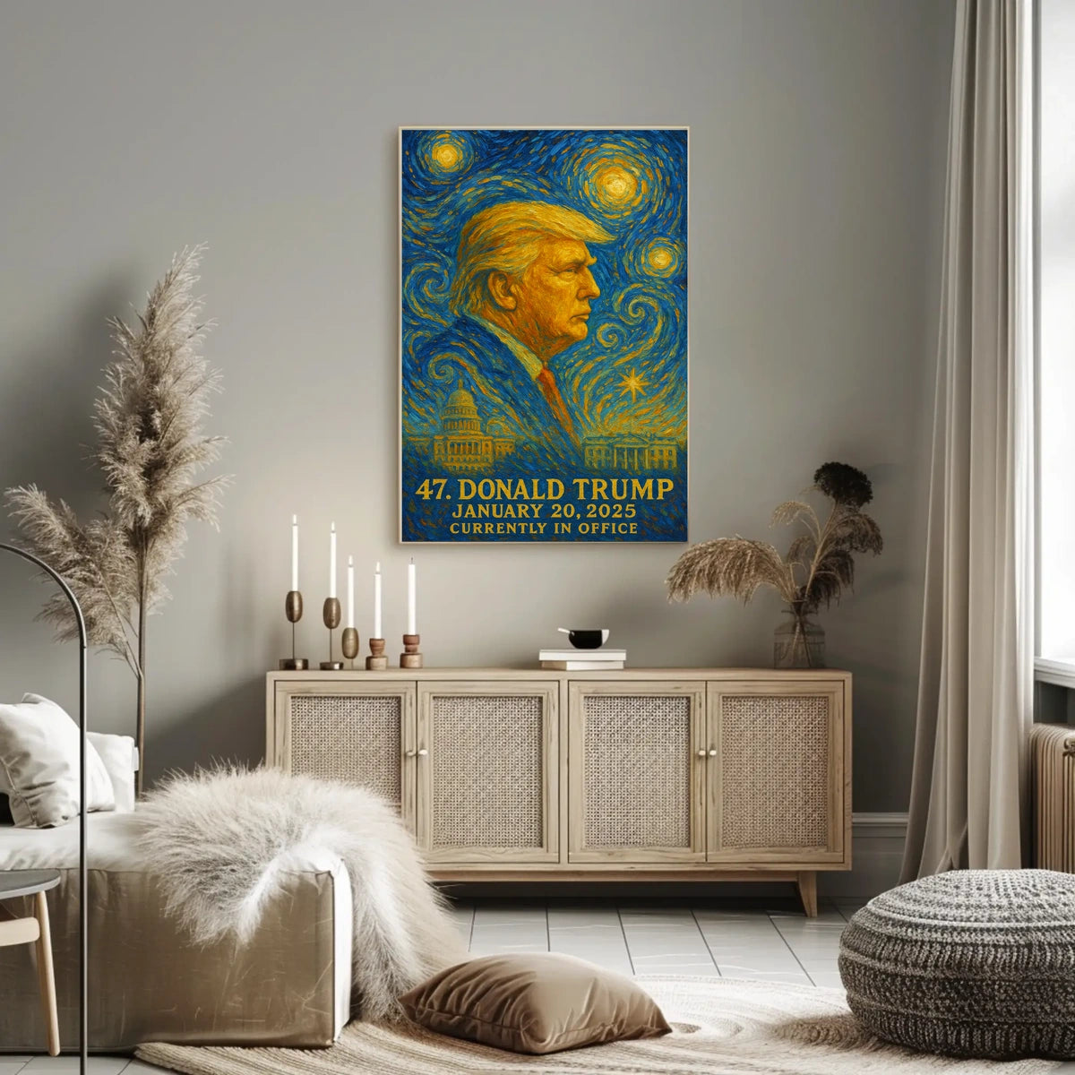 Donald Trump Visionary Through the Twilight Poster