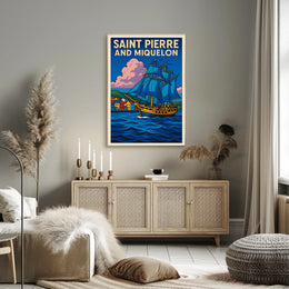 Saint Pierre and Miquelon Voyage Poster