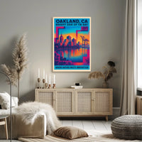 Oakland Bright Side Of The Bay Poster