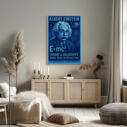 Albert Einstein And The Theory Of Poster