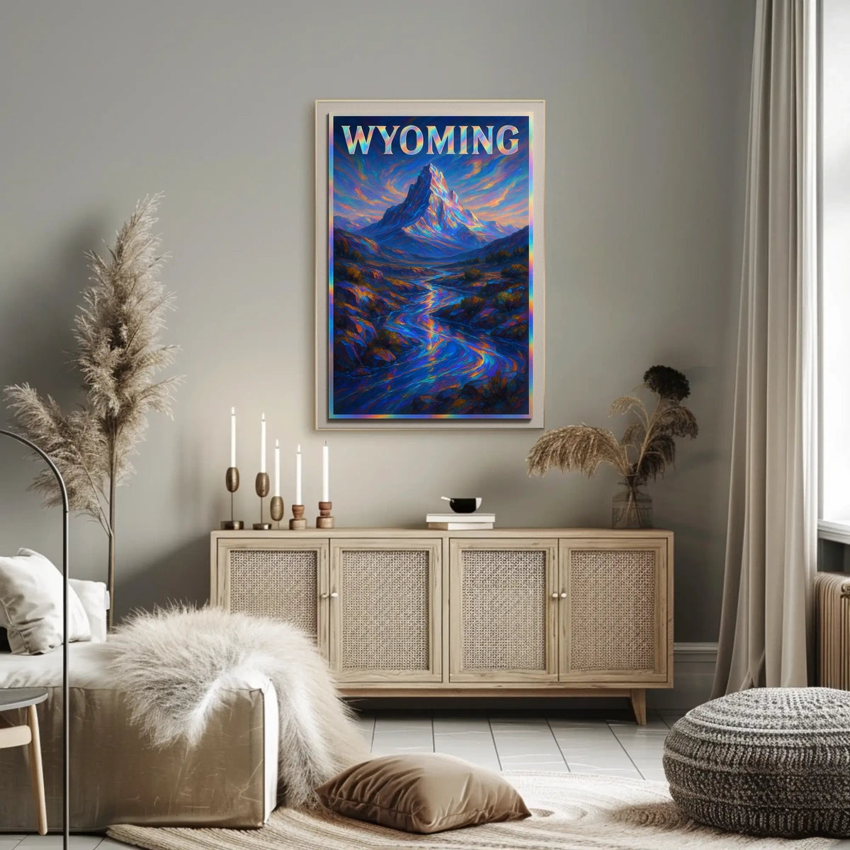 Wyoming Landscape Poster