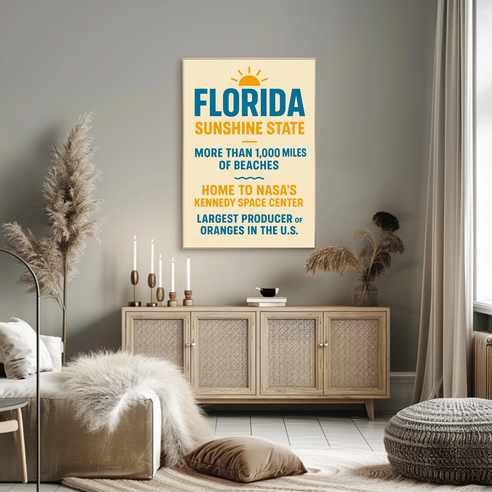 Discover Florida The Sunshine State Poster PosterGoat