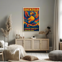 Duckzilla A Waddling Terror Poster