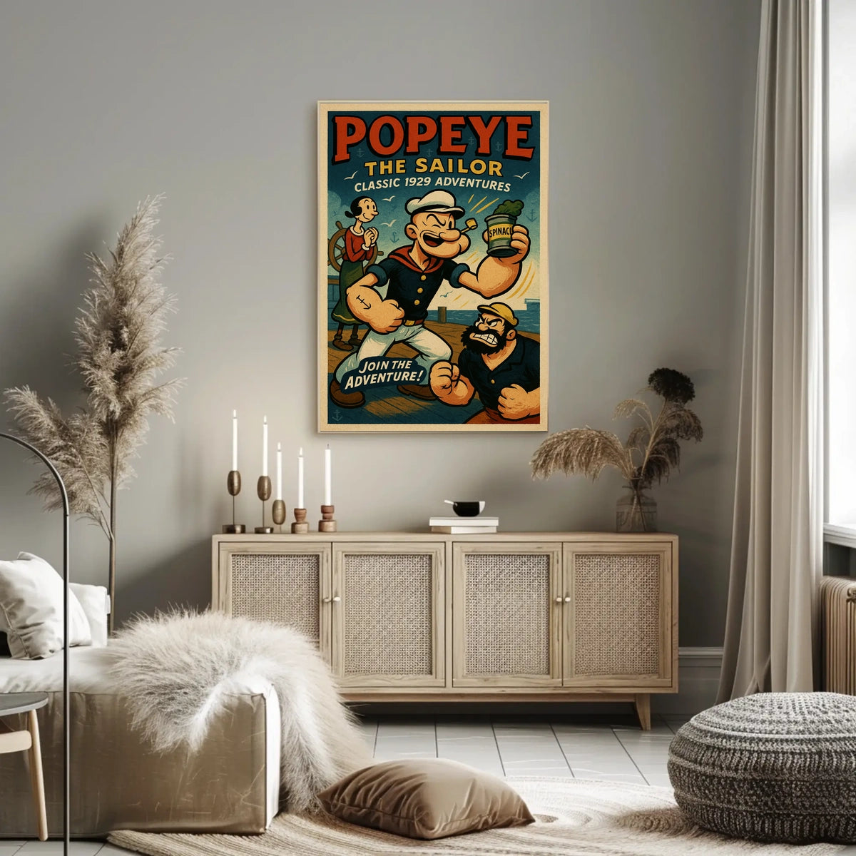 Popeye the Sailor Classic 1929 Adventures Poster
