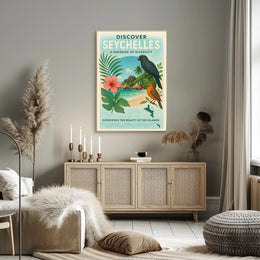 Discover Seychelles Poster PosterGoat
