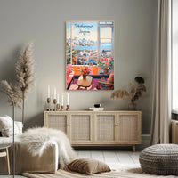 Scenic Yokohama Interior View Modern Urban Cityscape Poster