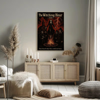 Witch Trial Levitation: Haunting Historical or Presidential Poster