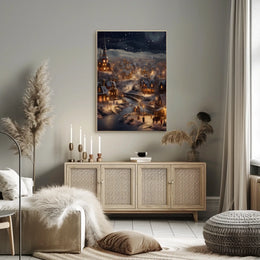 Winter Wonderland Village Poster