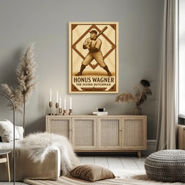 Honus Wagner The Flying Dutchman Poster