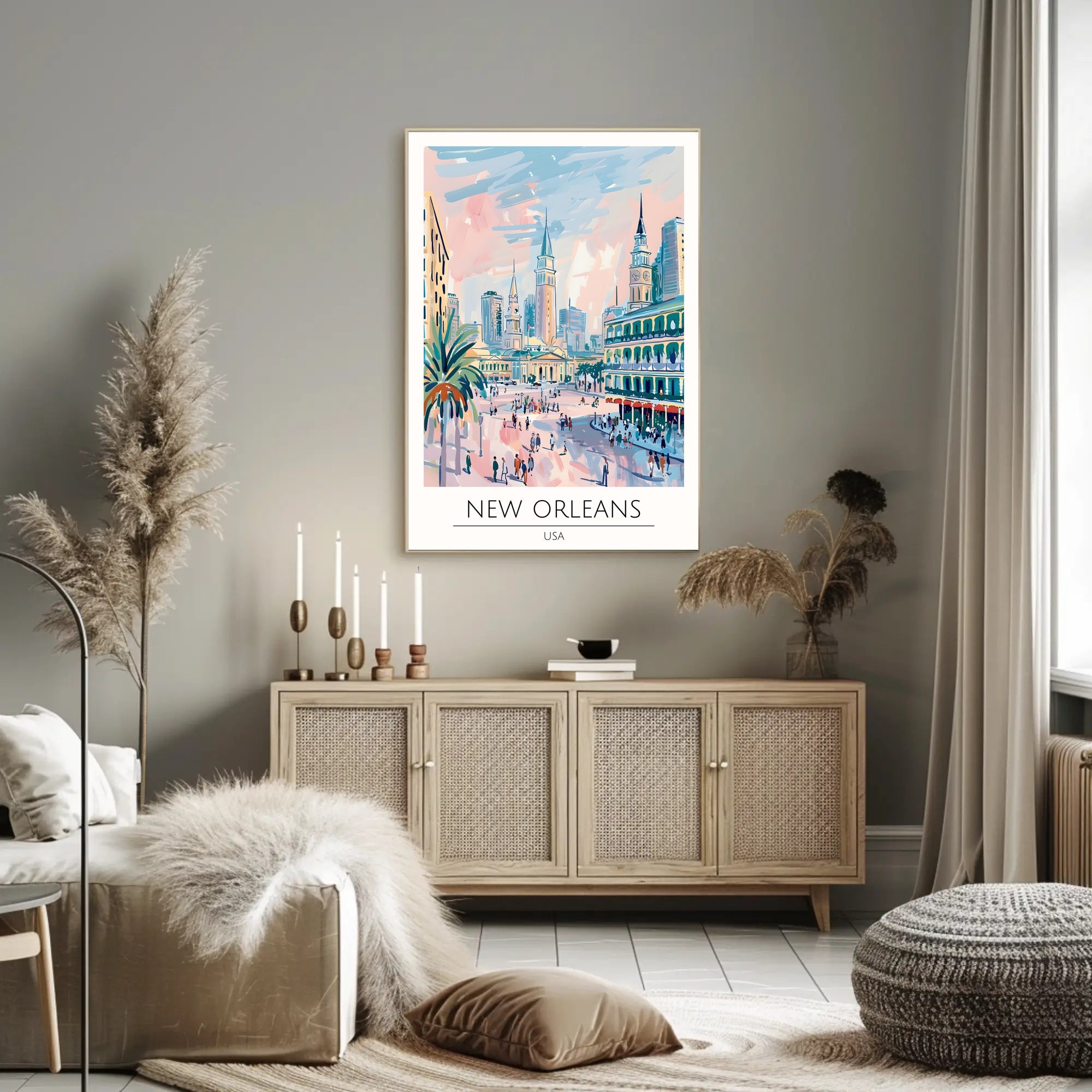 Vibrant New Orleans Poster PosterGoat
