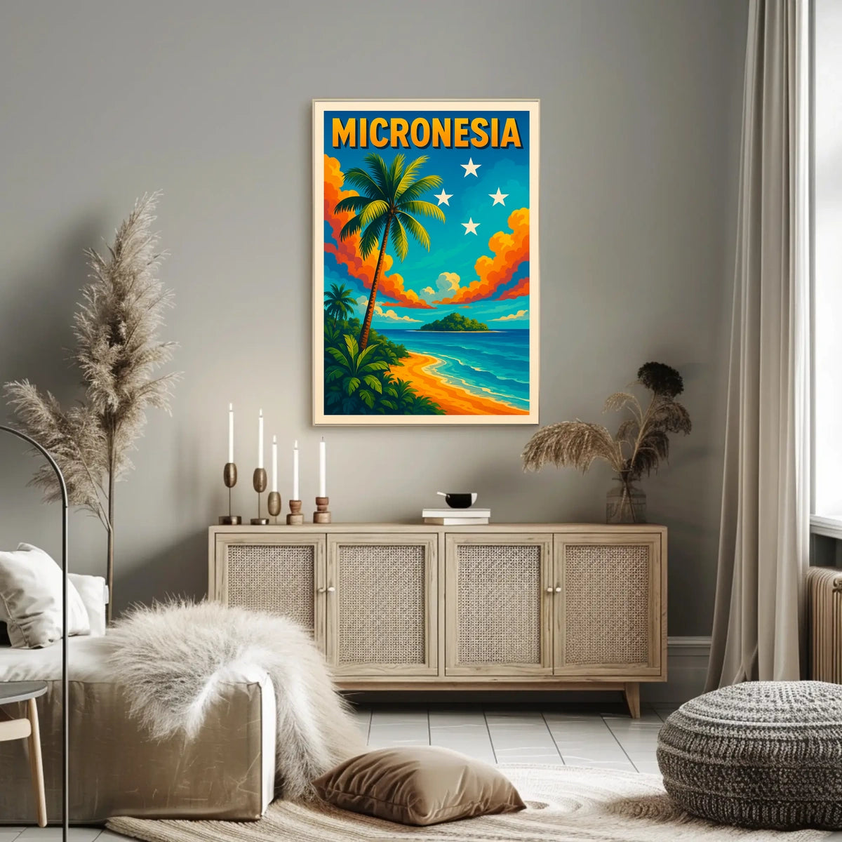 Micronesia Paradise Poster