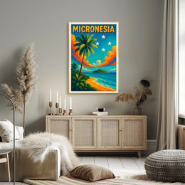 Micronesia Paradise Poster