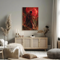 The Crimson Wraith Art Print Poster for Home Decor PosterGoat