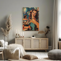 Vintage Glamour Celebration Poster