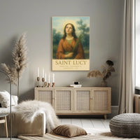 Saint Lucy Feast Day Poster