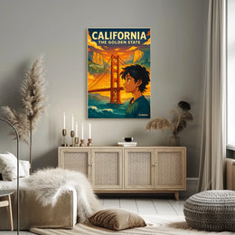 California The Golden State Poster