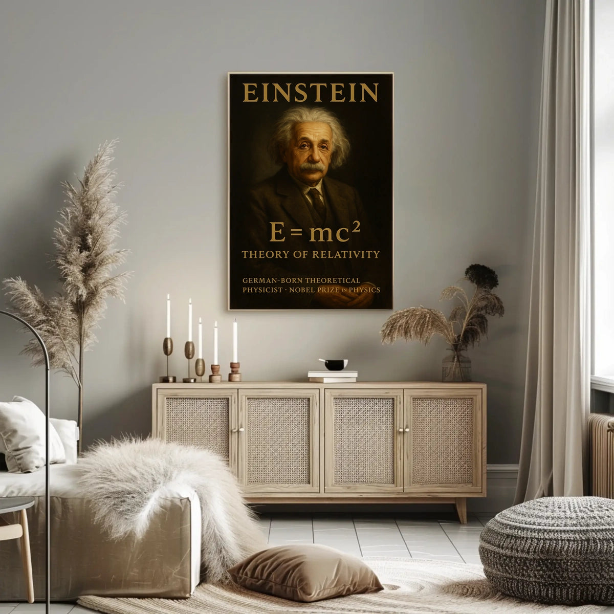 Albert Einstein Theory Of Relativity Poster