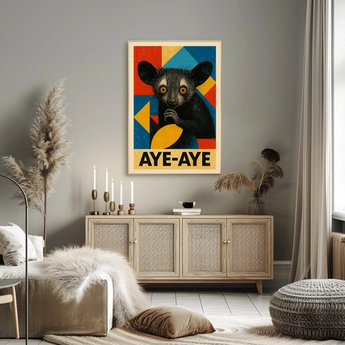Aye-Aye Art Poster