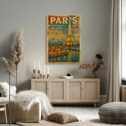 Paris Lumières De Noël Poster