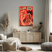 Flame Strikes Again! Poster PosterGoat