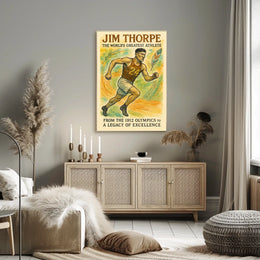 Jim Thorpe Legendary Athlete Jim Thorpe Poster