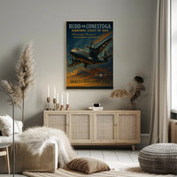 Budd RB Conestoga WWII Aviation Poster