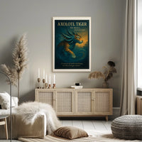 Axolotl Tiger The Myth of Land and Water Poster