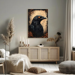 The Enigmatic Raven Poster