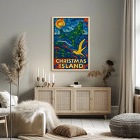 Christmas Island Mosaic Poster