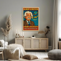Albert Einstein Theory Of Relativity Poster