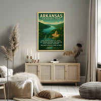 Arkansas The Natural State Poster