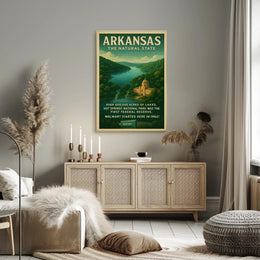 Arkansas The Natural State Poster