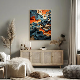 Abstract Topography Abstract Poster PosterGoat