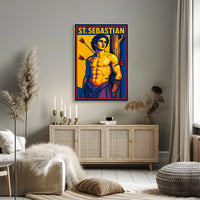 Saint Sebastian Timeless Scenic Portrait Inspired Wanderlust Home Decor Collection Poster