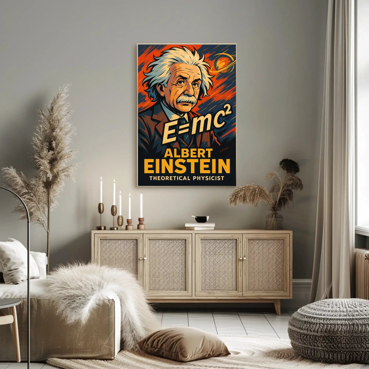 Albert Einstein Theoretical Physicist Poster