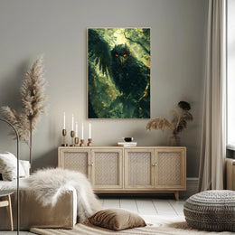 Mystical Owl Enigma in the Forest Fantasy or Mythology Poster PosterGoat