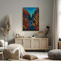 Vibrant Underwater Landscape Poster