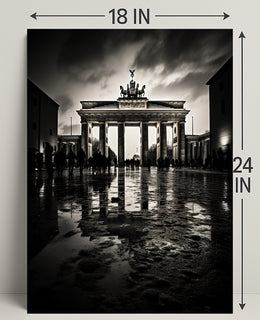 The Brandenburg Gate At Dusk Poster
