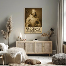 Saint Bernard Of Clairvaux Poster