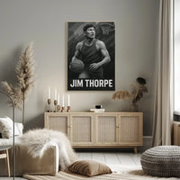 Jim Thorpe Legacy Minimalist Art Poster
