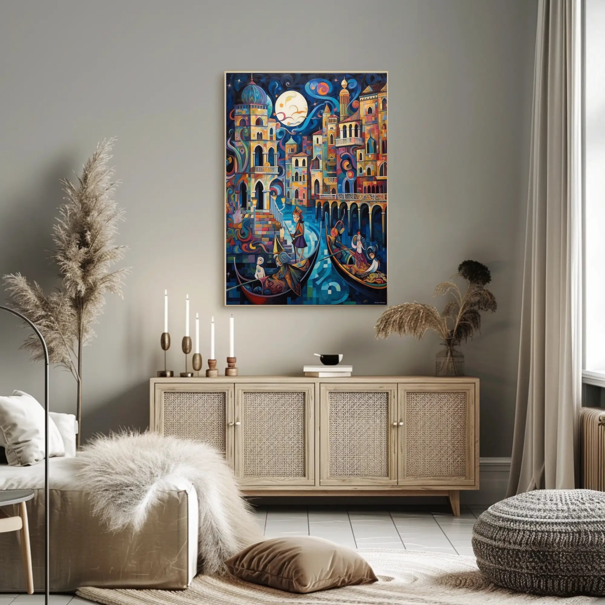 Enchanted Venetian Night Poster