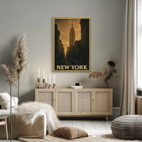 New York Cityscape Poster