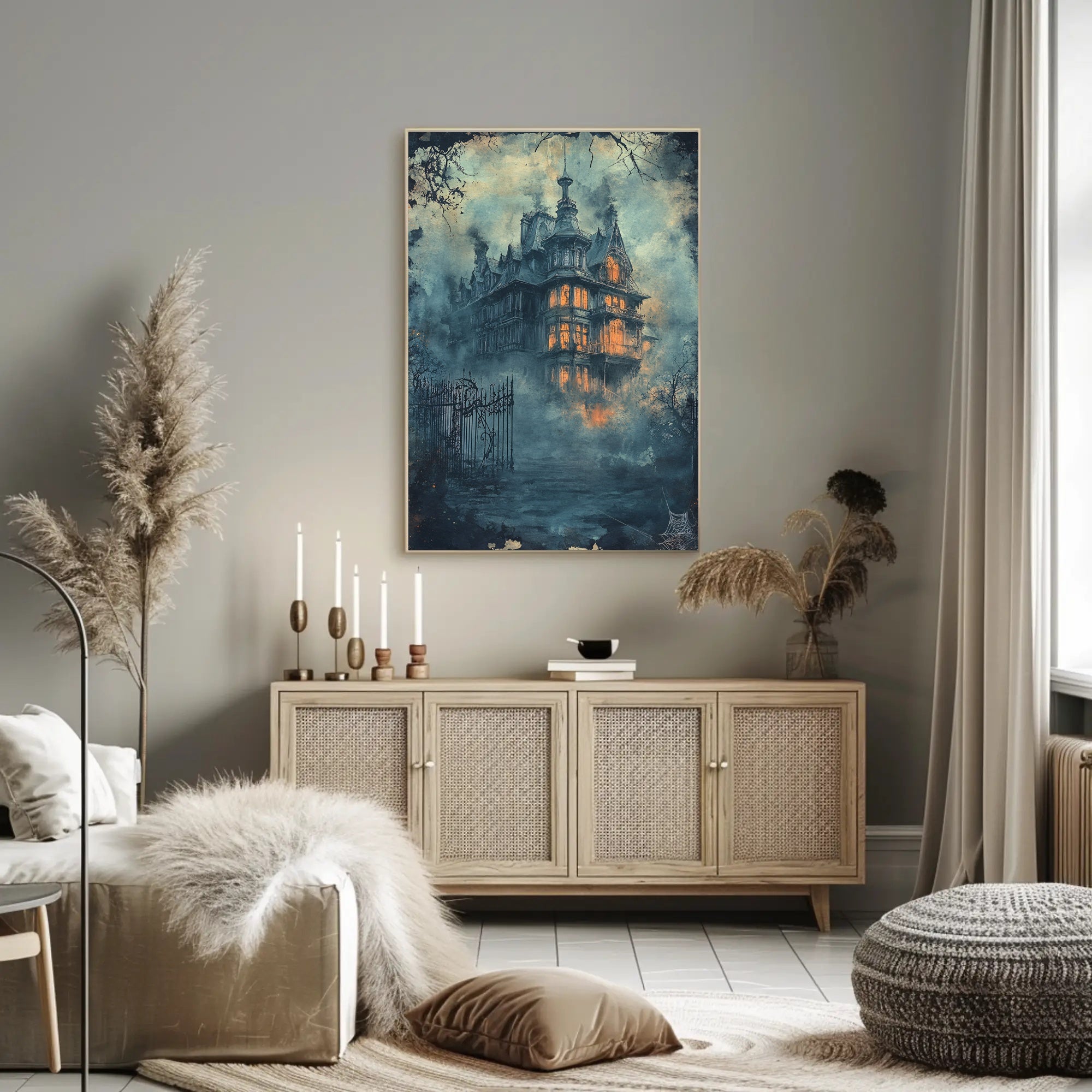 Haunted Mansion In The Mist Poster