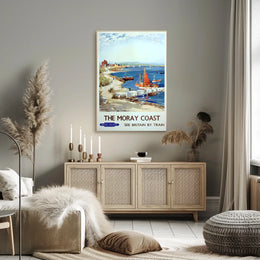 The Moray Coast See Britain By Train Poster