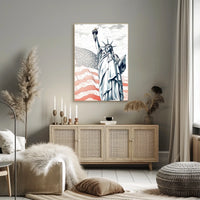 Statue of Liberty Patriotic Freedom Cultural or Heritage Poster